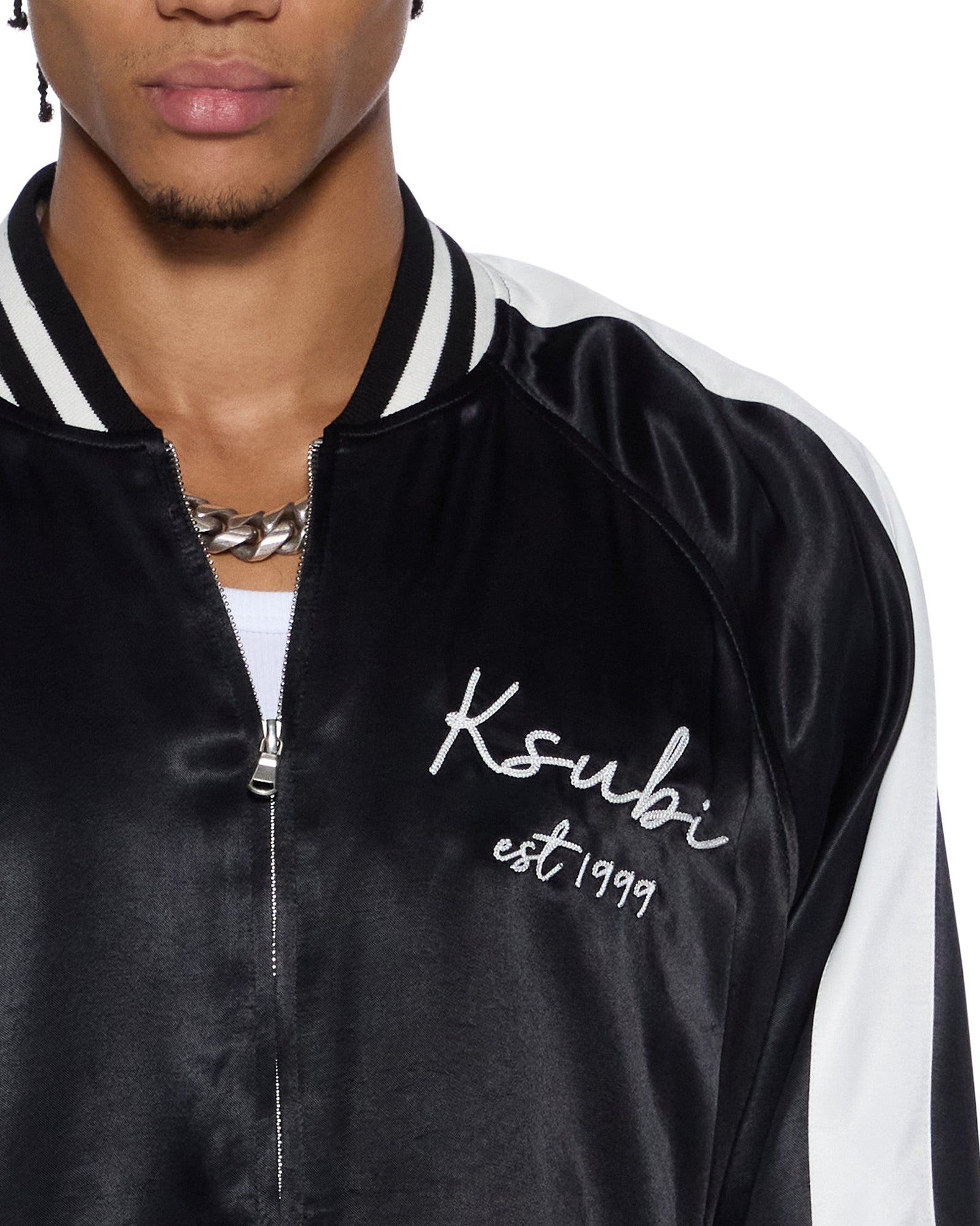 MENS  SALUD SOUVENIR JACKET BLACK REGULAR JACKETS