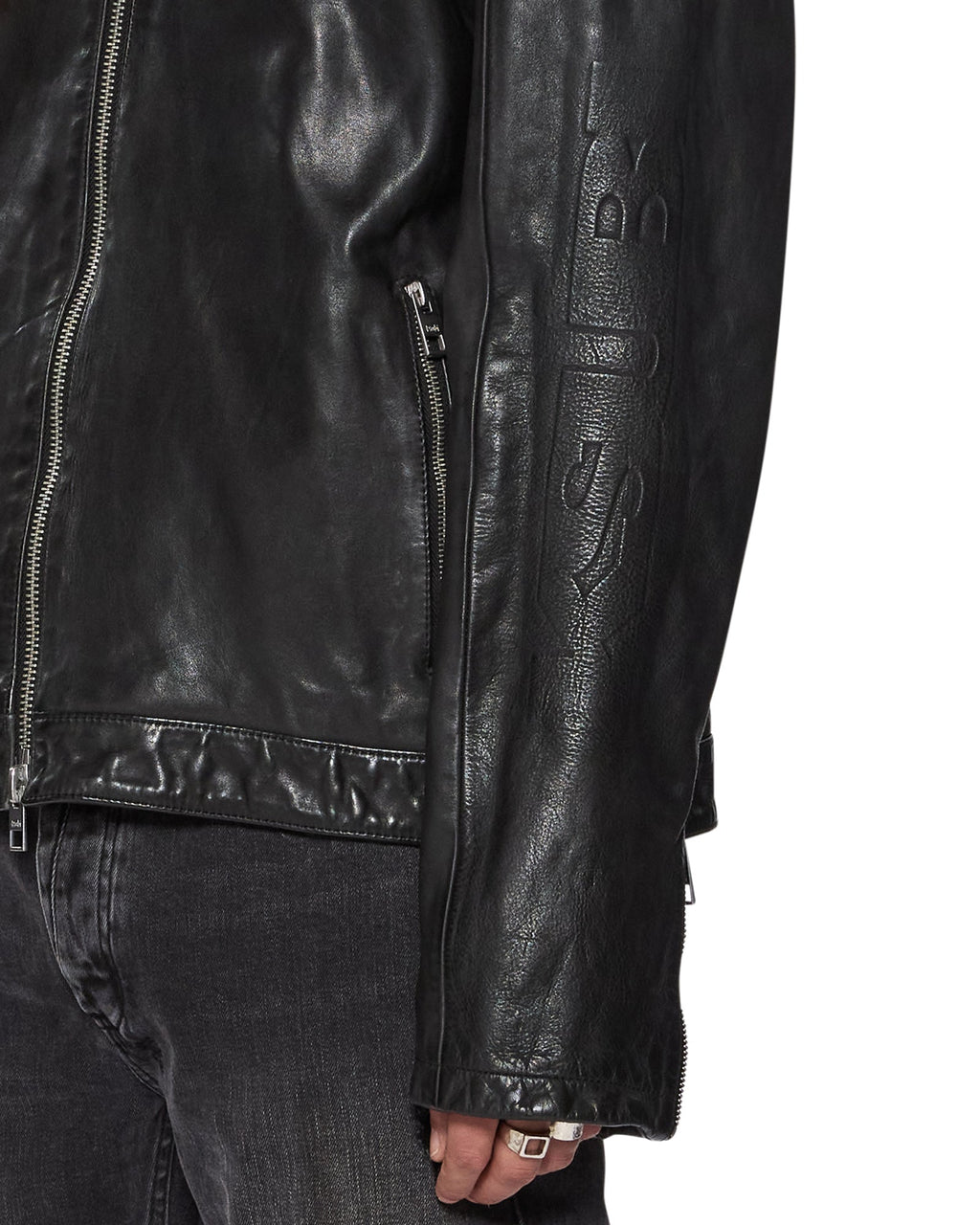 MENS STINGER BIKER MOTO SHELL JACKETS