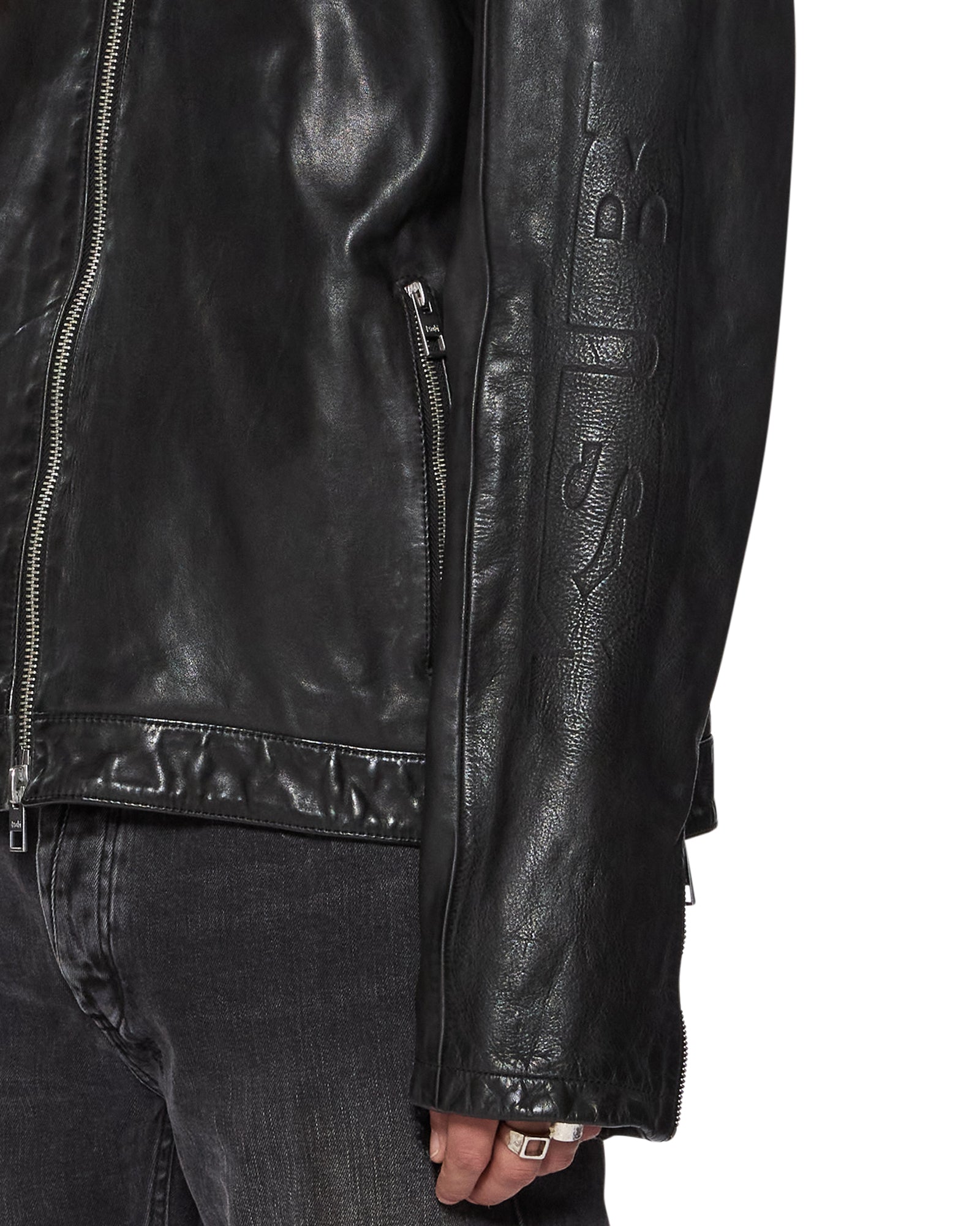 MENS STINGER BIKER MOTO SHELL JACKETS