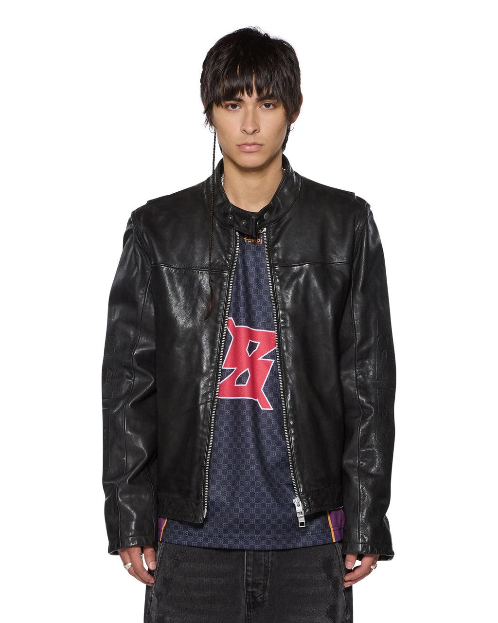 MENS STINGER BIKER MOTO SHELL JACKETS