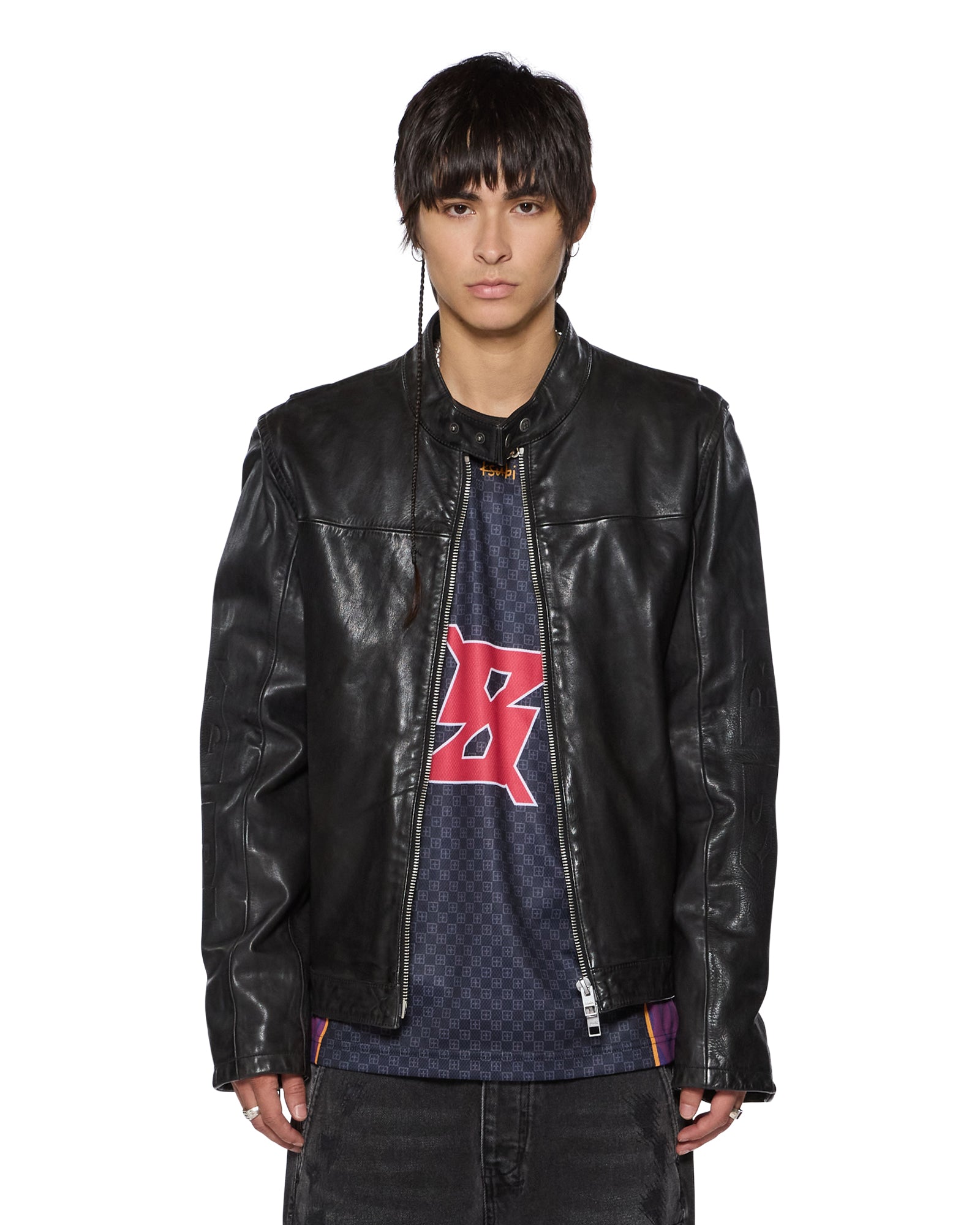 MENS STINGER BIKER MOTO SHELL JACKETS