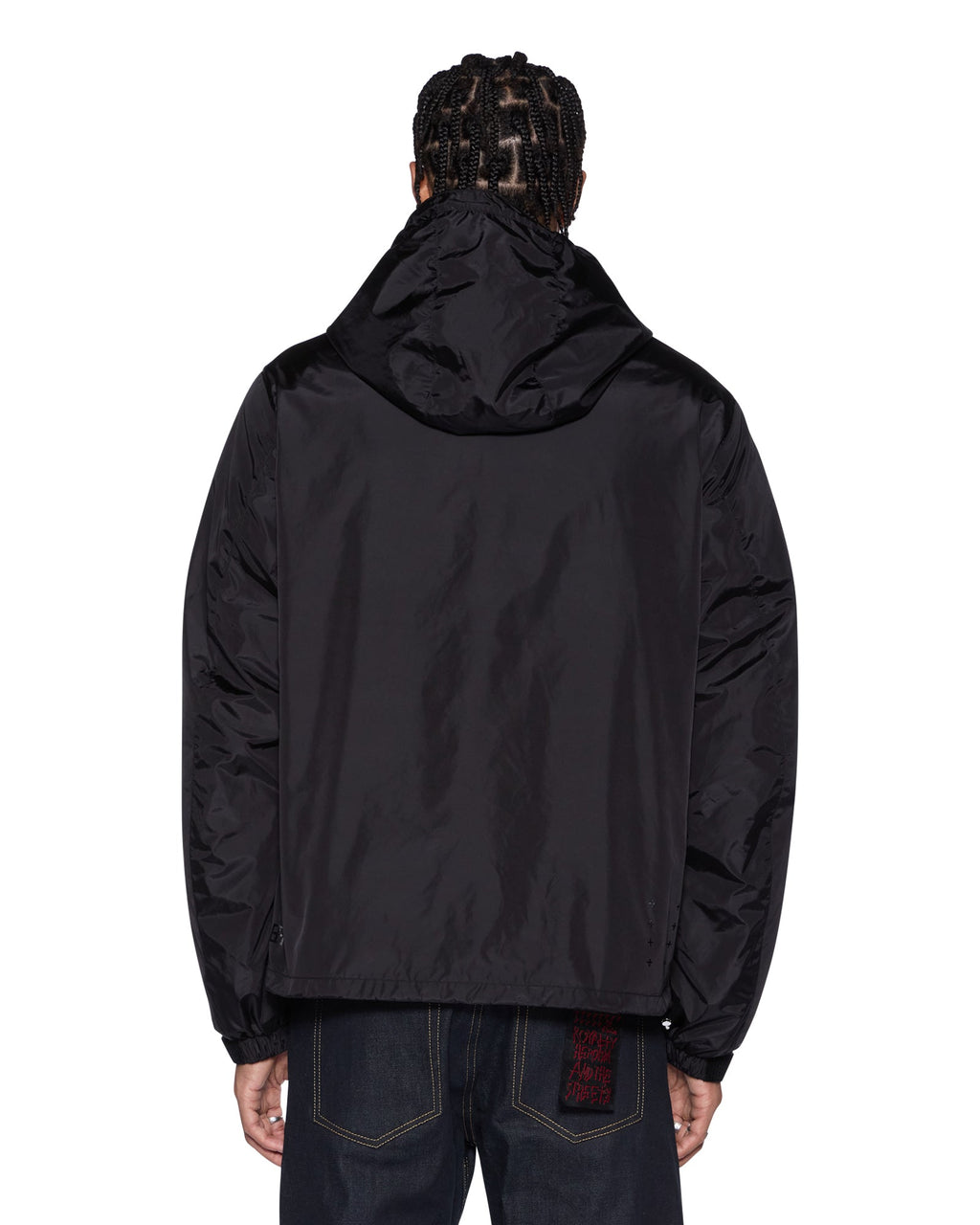 MENS TEK NYLON JACKET BLACK JACKETS