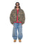 MENS  PLATED BOMBER JACKET CAMO BOXY JACKETS