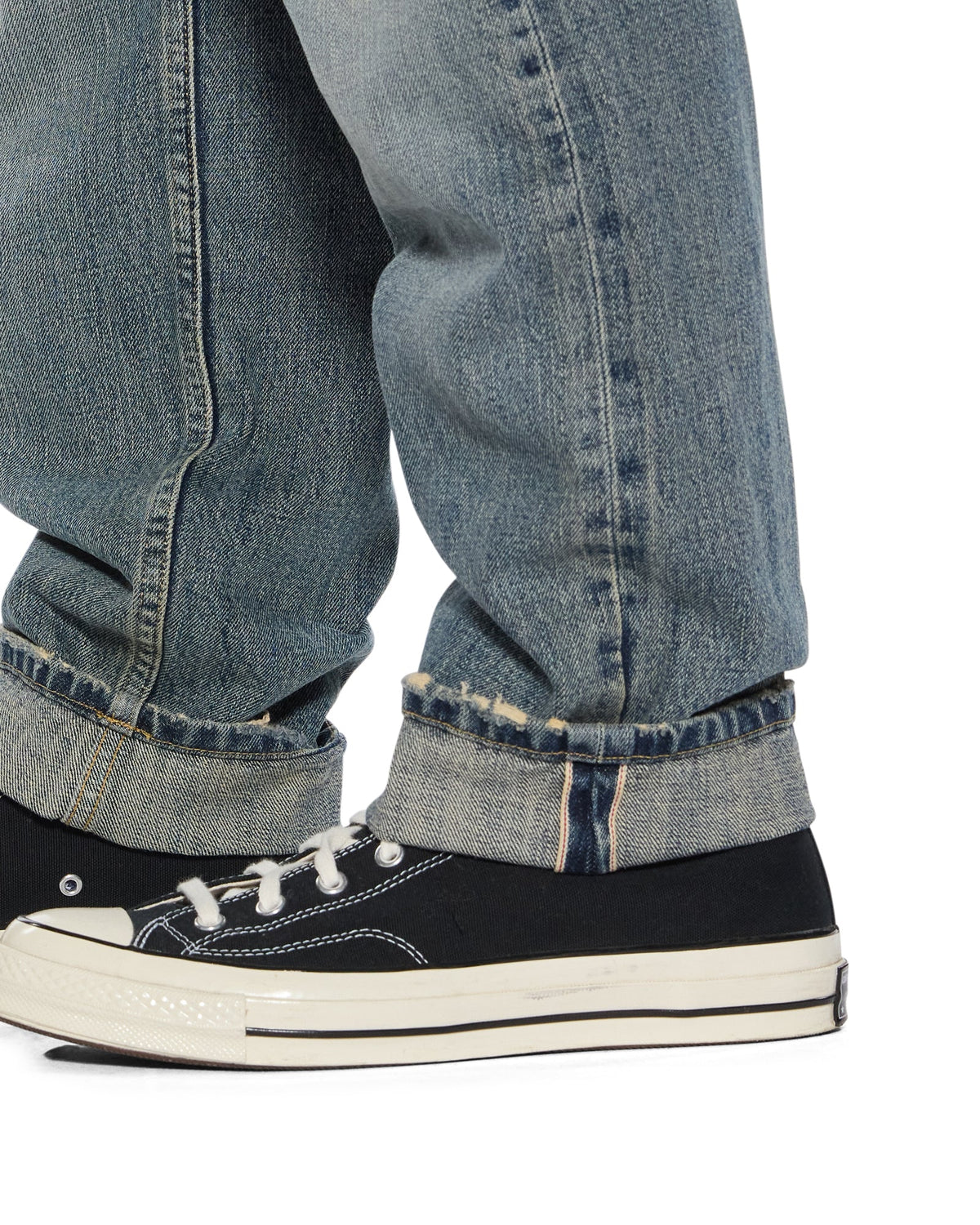 MENS HAZLOW SELVEDGE MELBOURNE BLUE DENIM JEANS