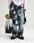 MENS  BRONKO STRIKER PATCHED BOOTCUT DENIM JEANS