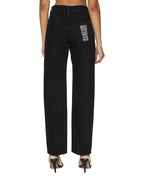 WOMENS BROOKLYN JET BLACK DENIM JEANS