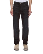 Mens Chitch Chocolate Blur Slim Denim Jeans - Brown