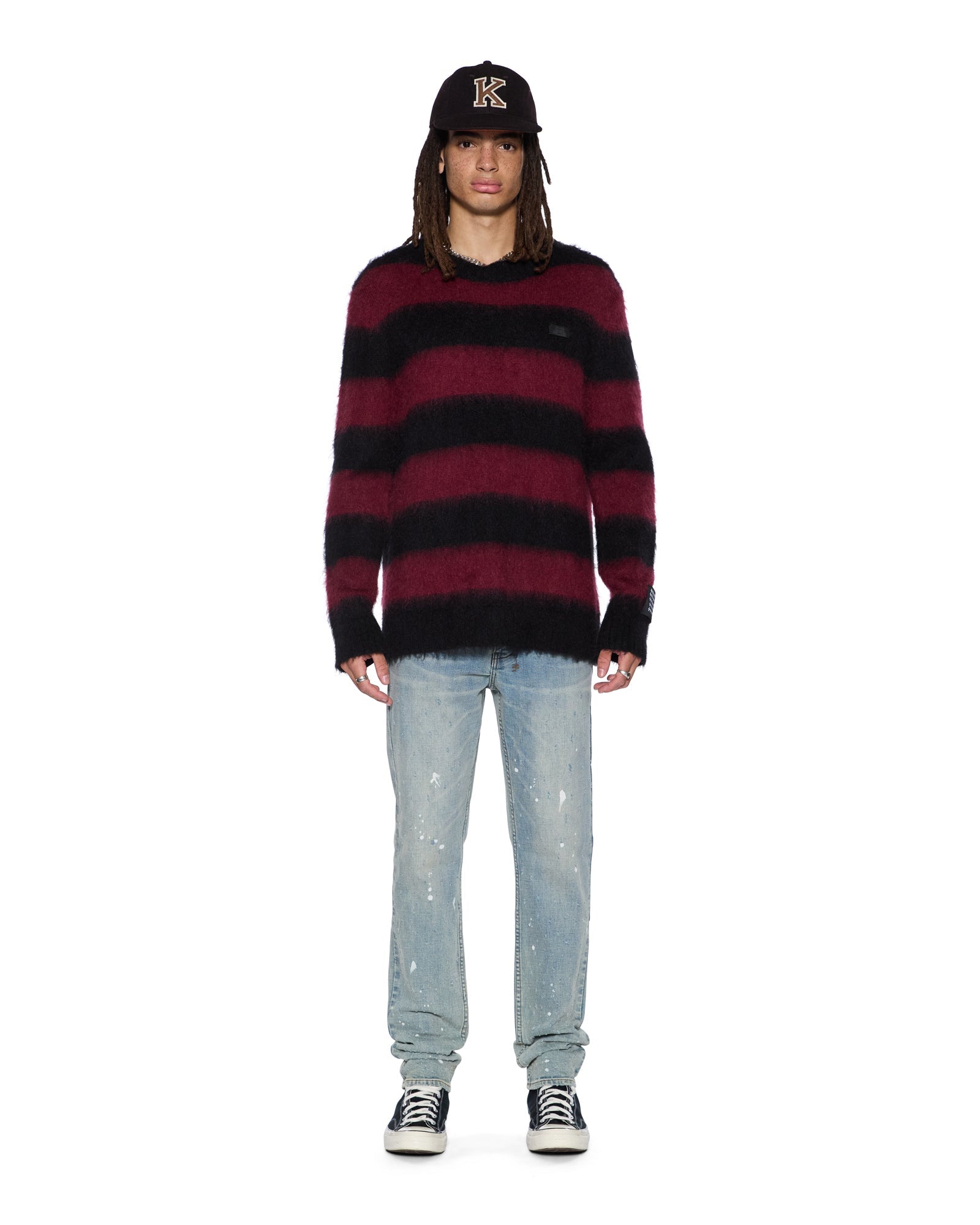 MENS CHITCH SCATTER BLUE SLIM DENIM JEANS