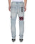 MENS  CHITCH SEATTLE BLUE REPAIR SLIM DENIM JEANS