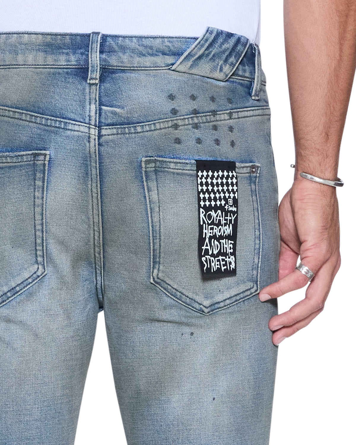 MENS CHITCH WORKSHOP BLUE DENIM JEANS