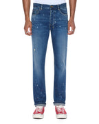 MENS CHITCH SELVEDGE ARTIST BLUE DENIM JEANS