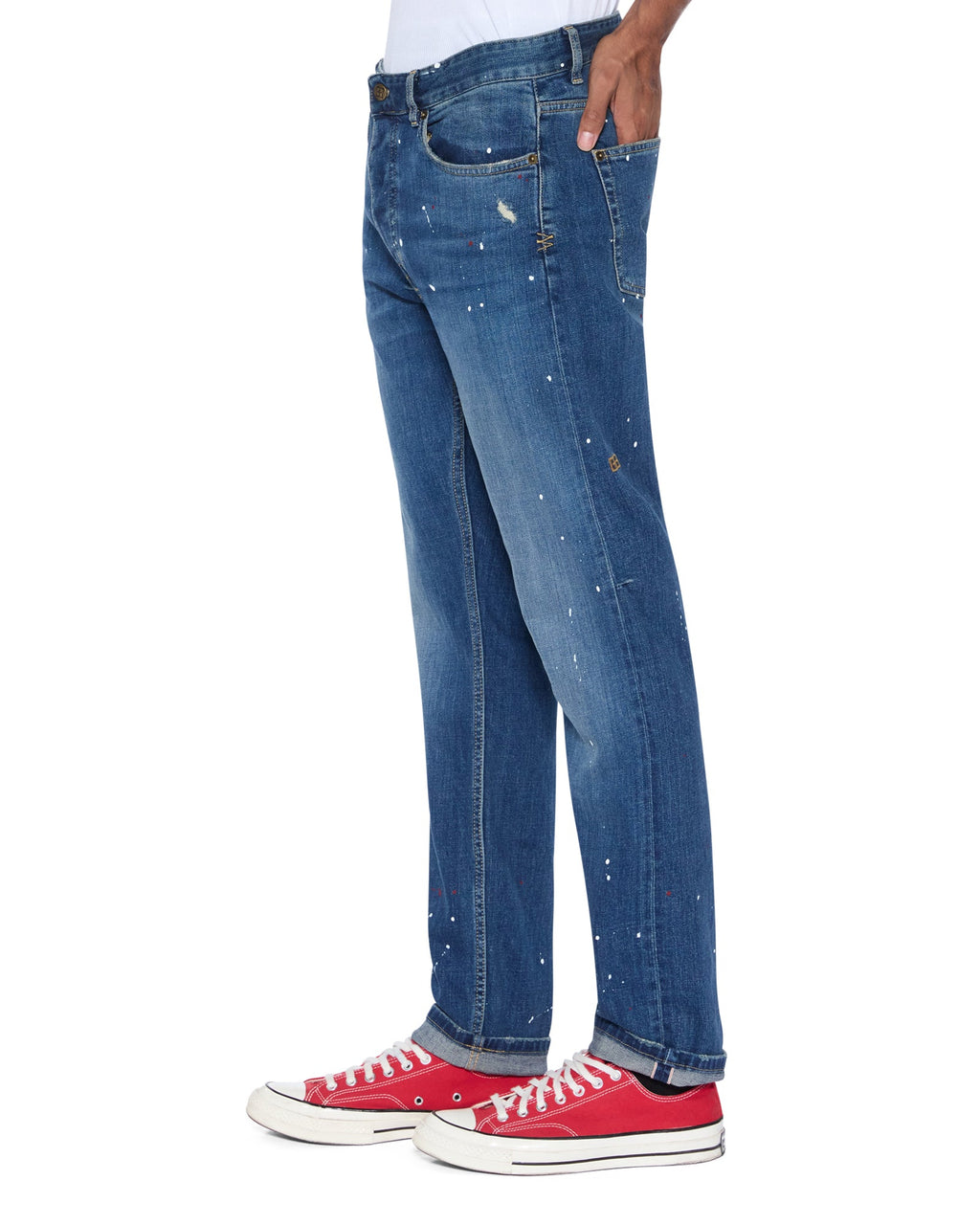 MENS CHITCH SELVEDGE ARTIST BLUE DENIM JEANS