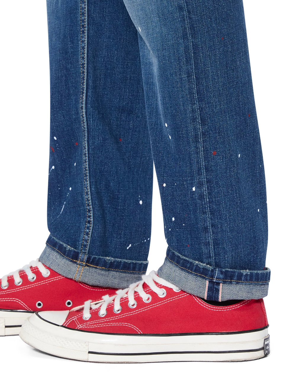 MENS CHITCH SELVEDGE ARTIST BLUE DENIM JEANS