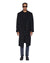 MENS  REDEMPTION WOOL COAT BLACK REGULAR JACKETS