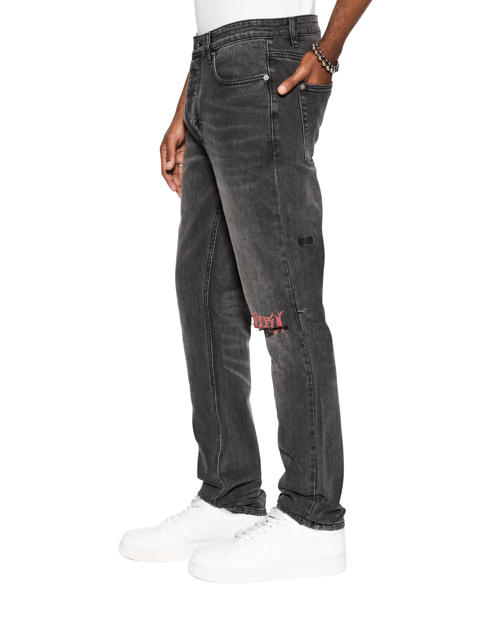 MENS  CHITCH ANGST SABBATH SLIM DENIM JEANS