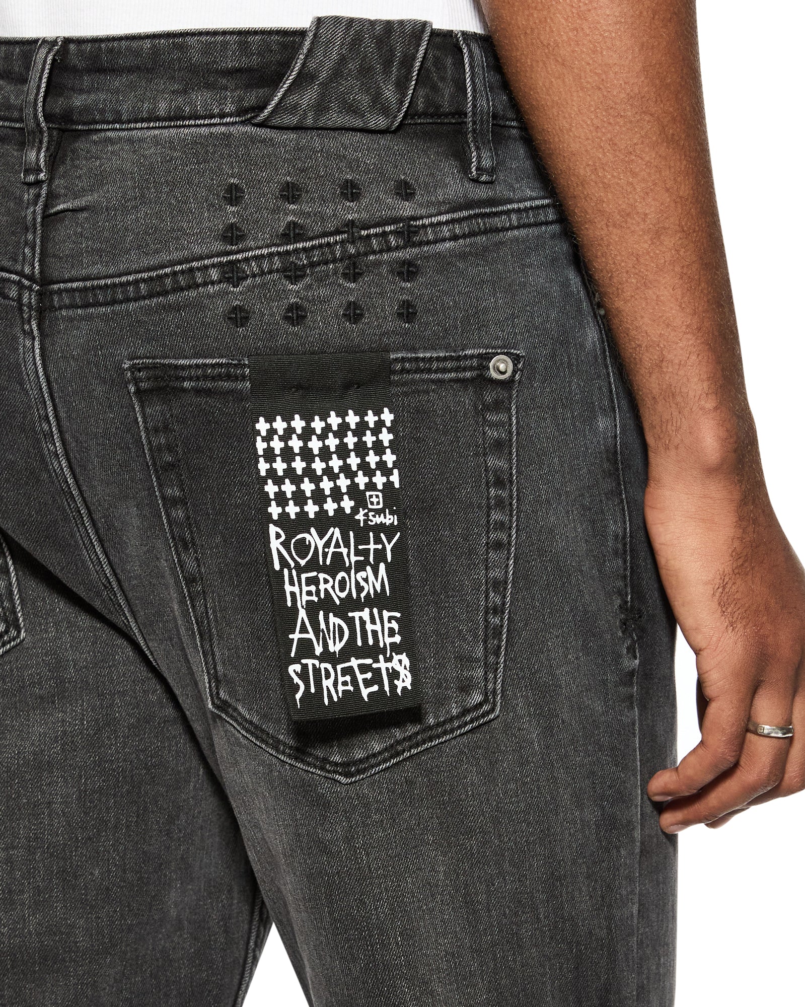 MENS  CHITCH ANGST SABBATH SLIM DENIM JEANS
