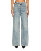 WOMENS DETACHED JEAN YOUTH DENIM JEANS