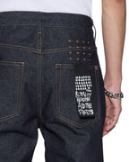 MENS HAZLOW RAW DENIM JEANS