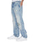 MENS  HAZLOW NU HERITAGE TRASHED STRAIGHT DENIM JEANS