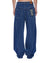 WOMENS  KSUPER MAYFAIR BLUE SPLICED OVERSIZED DENIM JEANS