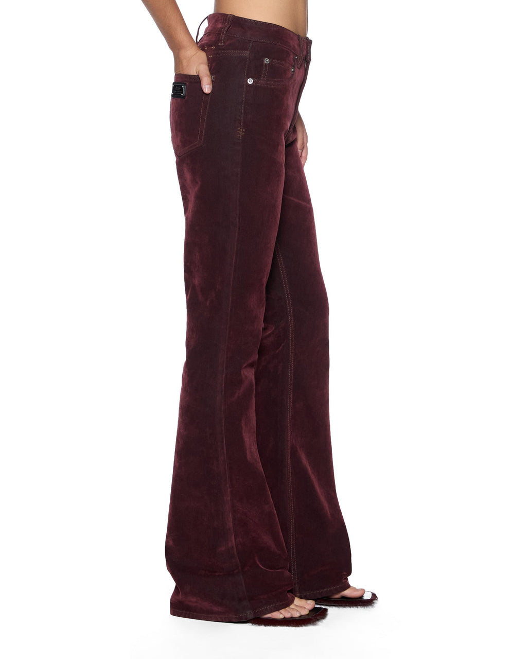 WOMENS SOHO MERLOT DENIM JEANS