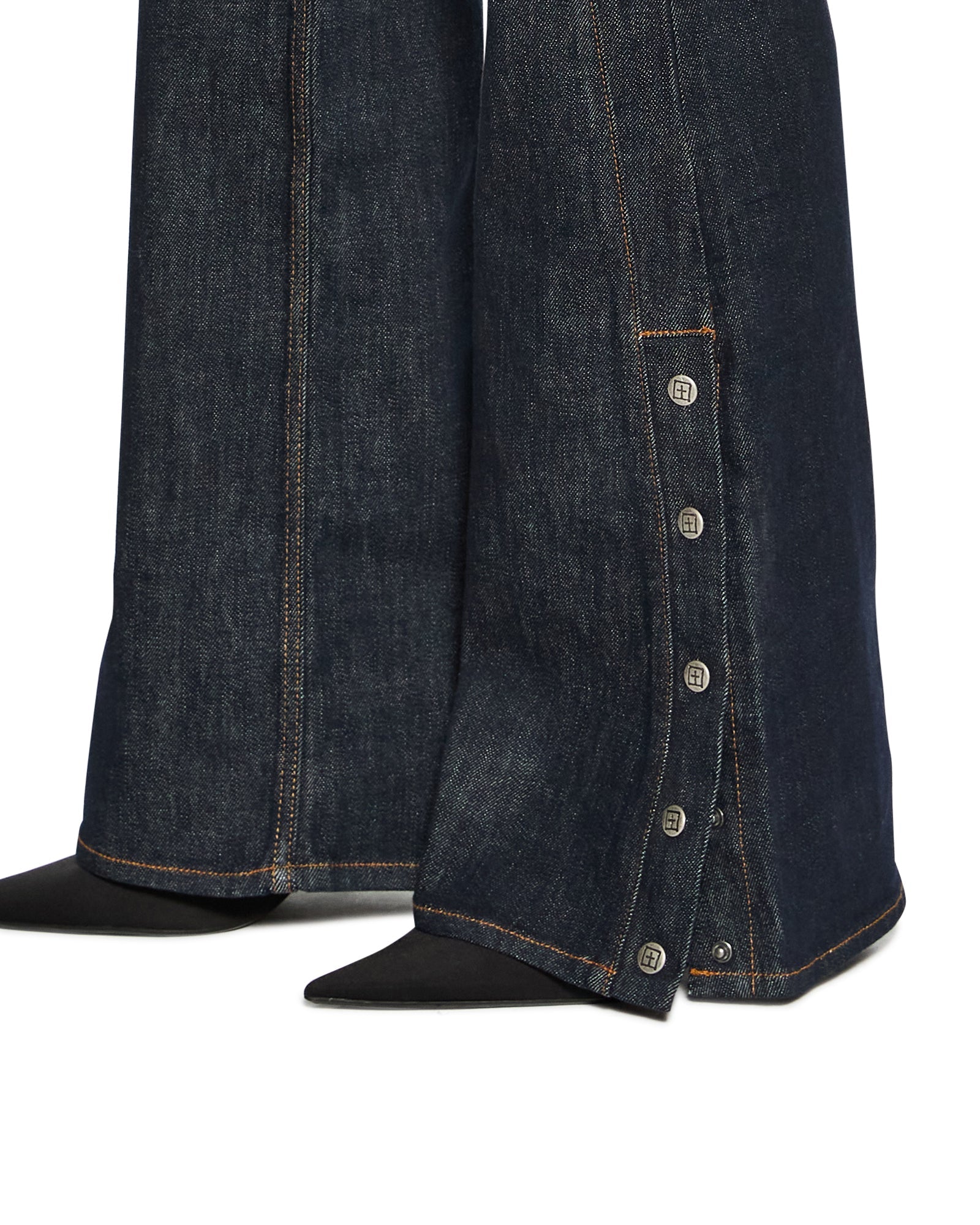 WOMENS  SOHO ORIGINAL SNAPS FLARE DENIM JEANS