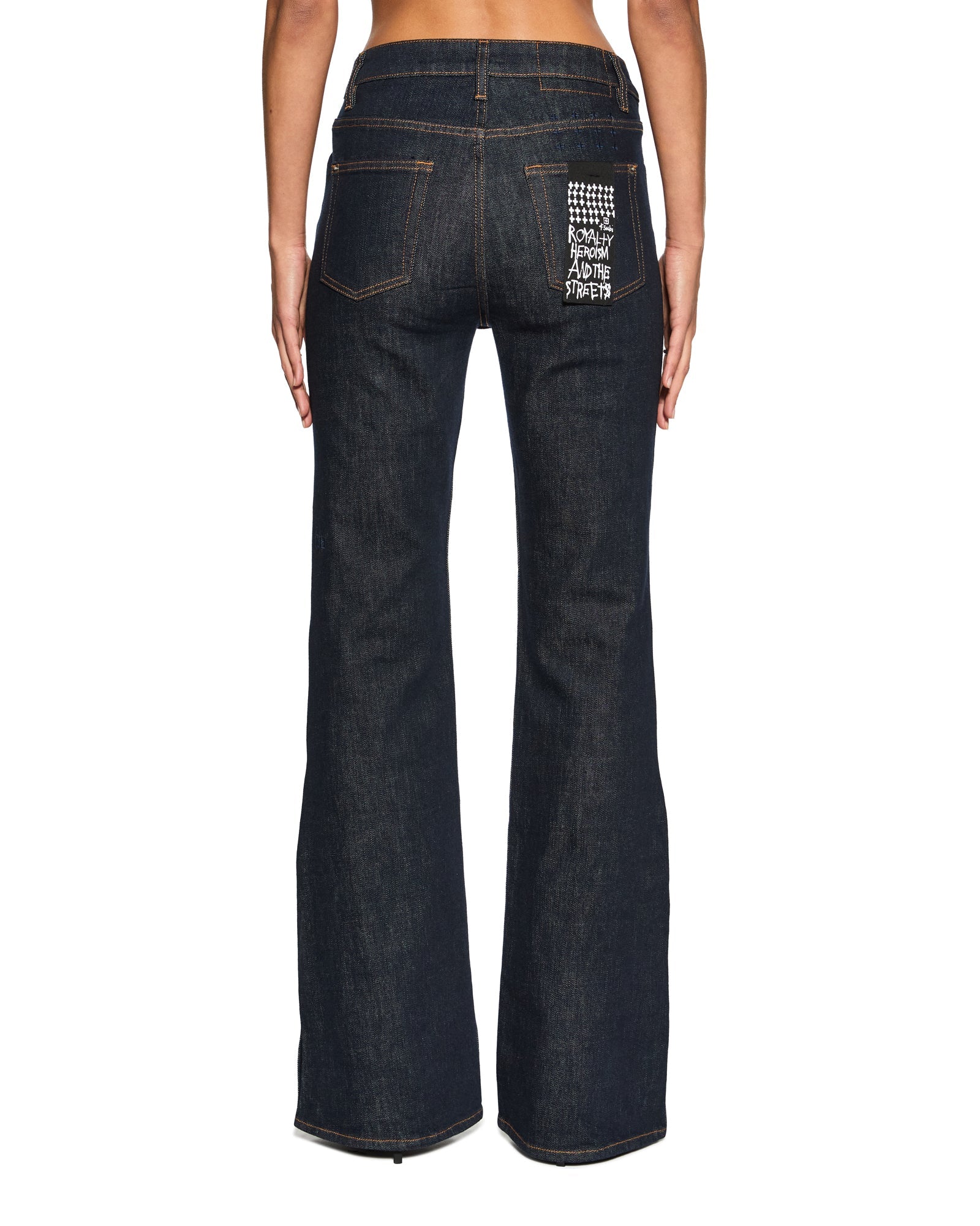 WOMENS  SOHO ORIGINAL SNAPS FLARE DENIM JEANS