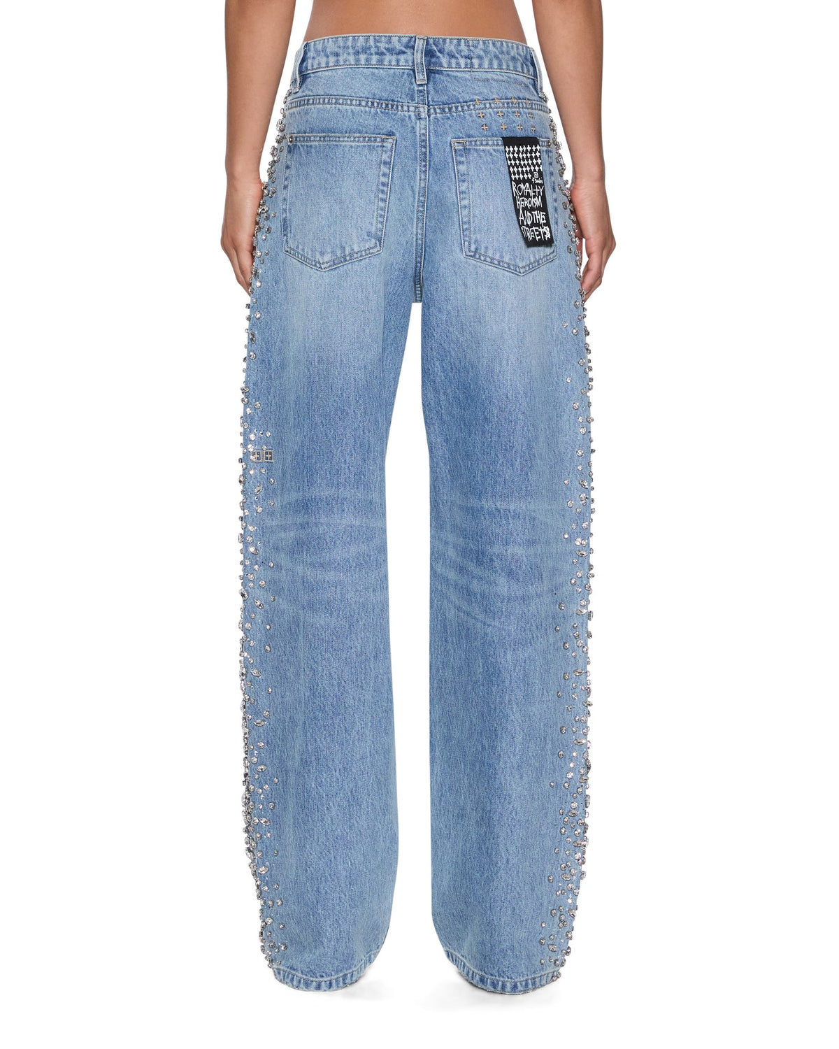 WOMENS LOW RIDER KULTURE KRYSTAL DENIM JEANS