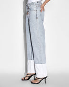 WOMENS BROOKLYN JEAN MUSE CUFFED DENIM JEANS