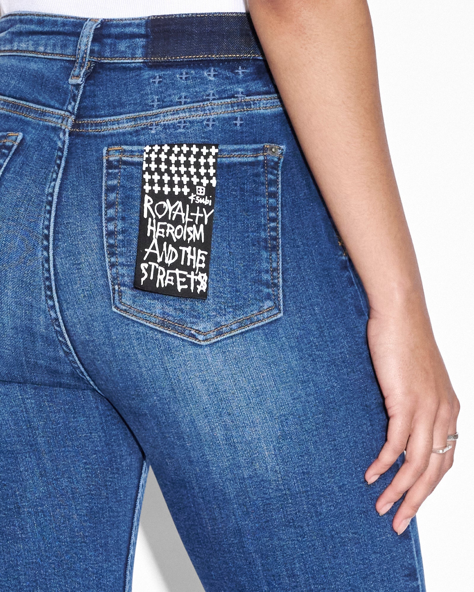 WOMENS  HI N WASTED XTRA RECALL SKINNY DENIM JEANS