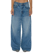 Womens Ksuper Maverik Baggy Denim Jeans - Denim