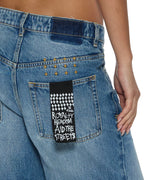 Womens Ksuper Maverik Baggy Denim Jeans - Denim