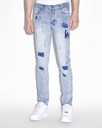 MENS VAN WINKLE LA TRASHED DREAMS DENIM JEANS