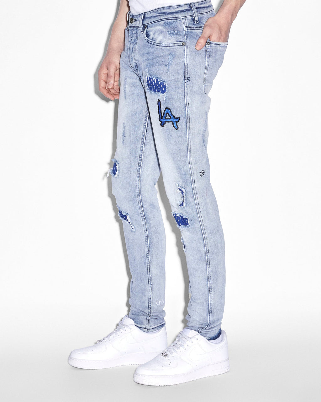 MENS VAN WINKLE LA TRASHED DREAMS DENIM JEANS