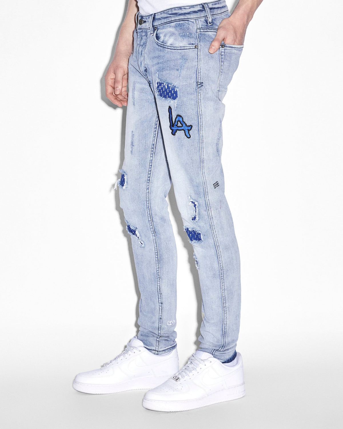 MENS VAN WINKLE LA TRASHED DREAMS DENIM JEANS