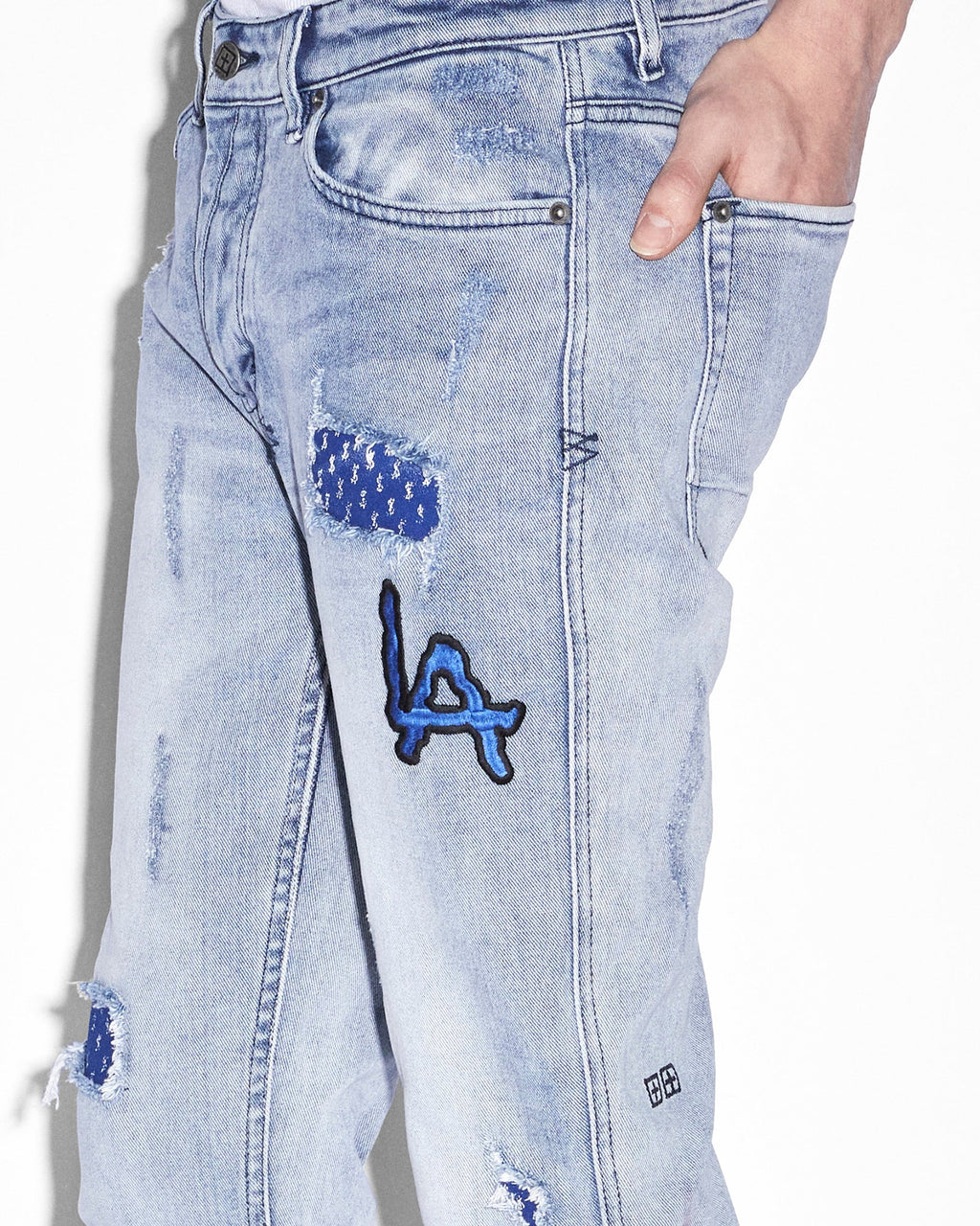 MENS VAN WINKLE LA TRASHED DREAMS DENIM JEANS