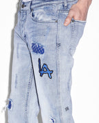 MENS VAN WINKLE LA TRASHED DREAMS DENIM JEANS