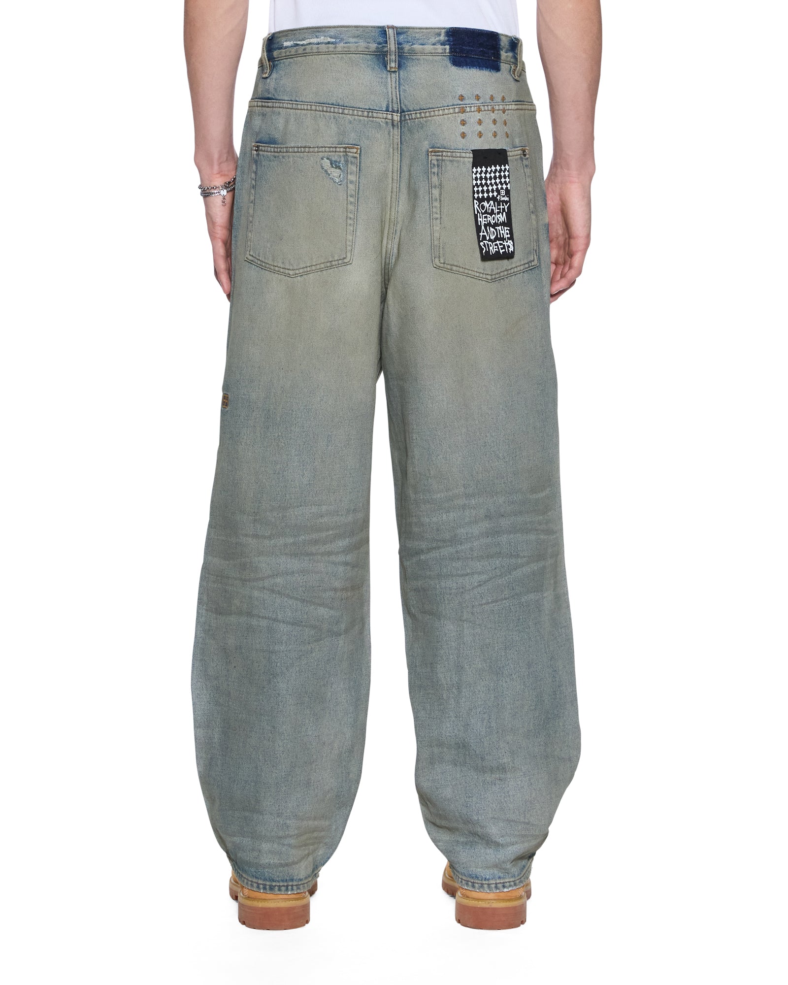 MENS  MAXX MECHANIK BAGGY DENIM JEANS