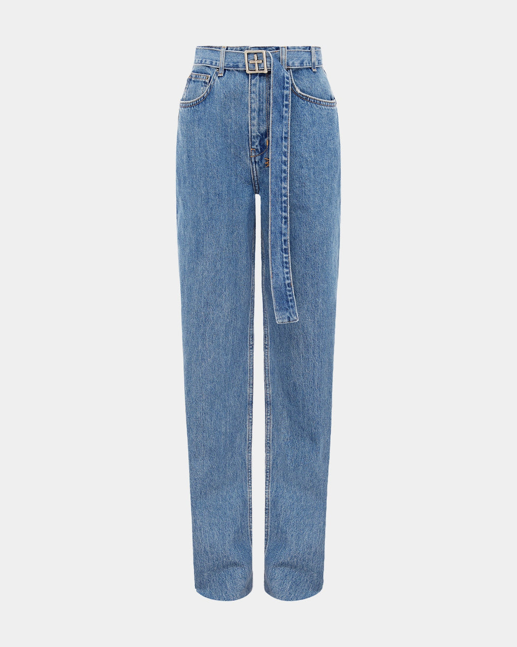 WOMENS PLAYBACK BELTED HERITAGE DENIM JEANS