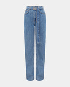 WOMENS PLAYBACK BELTED HERITAGE DENIM JEANS