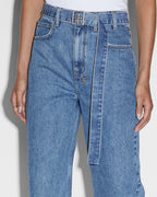 WOMENS PLAYBACK BELTED HERITAGE DENIM JEANS