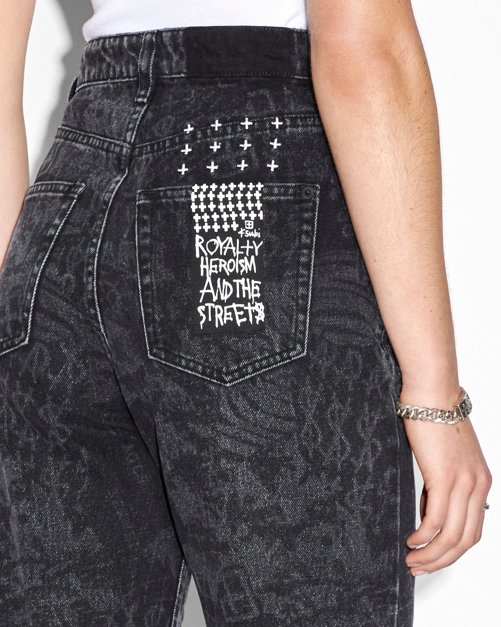 WOMENS  PLAYBACK GRAF STRAIGHT DENIM JEANS