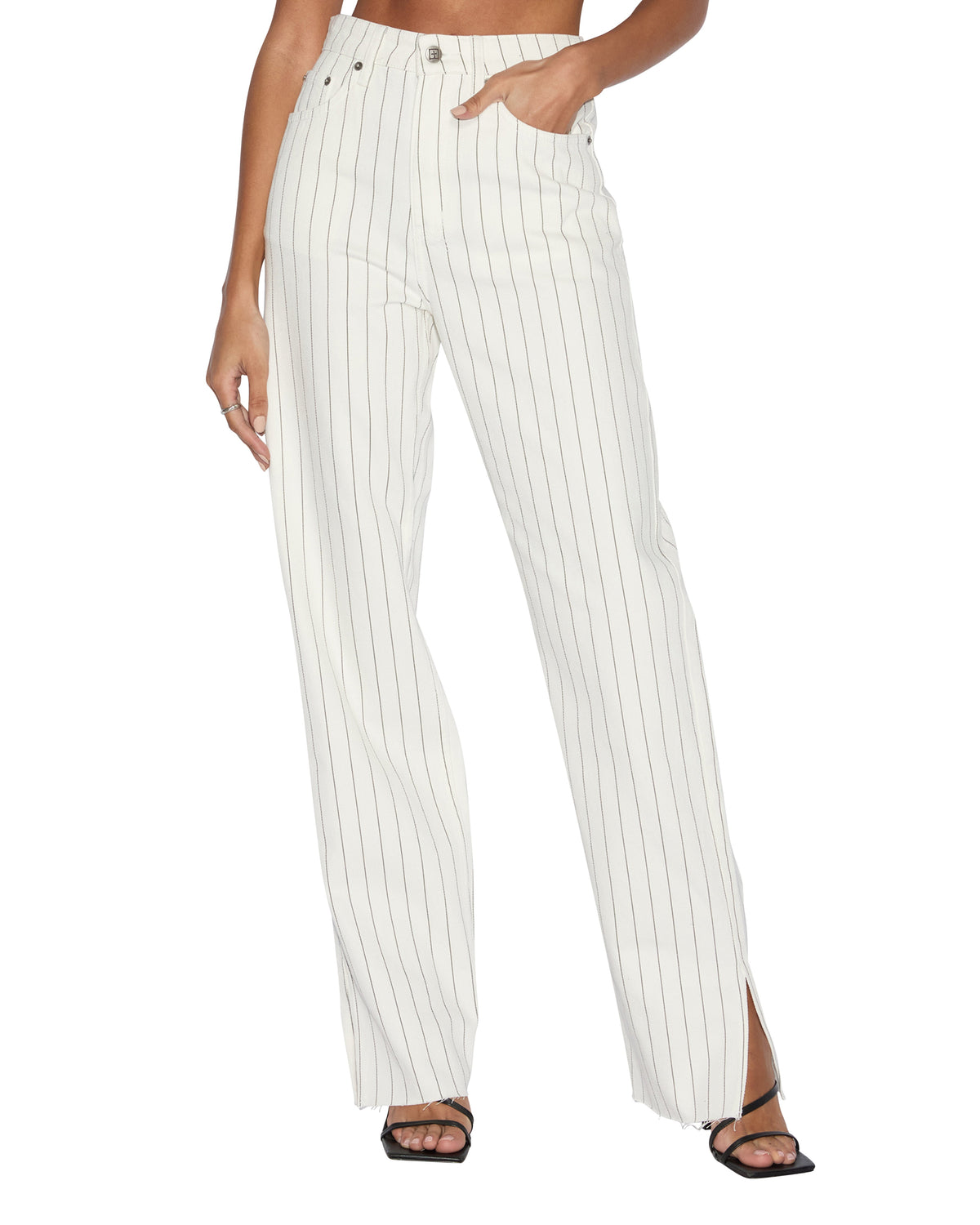 WOMENS PLAYBACK PROPHETIK SPLITS DENIM JEANS