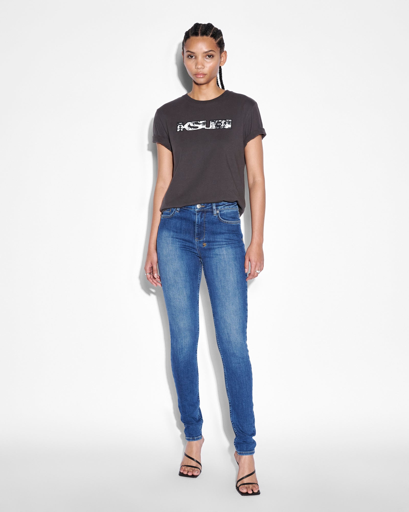 WOMENS  SPRAY ON XTRA RECALL SKINNY DENIM JEANS