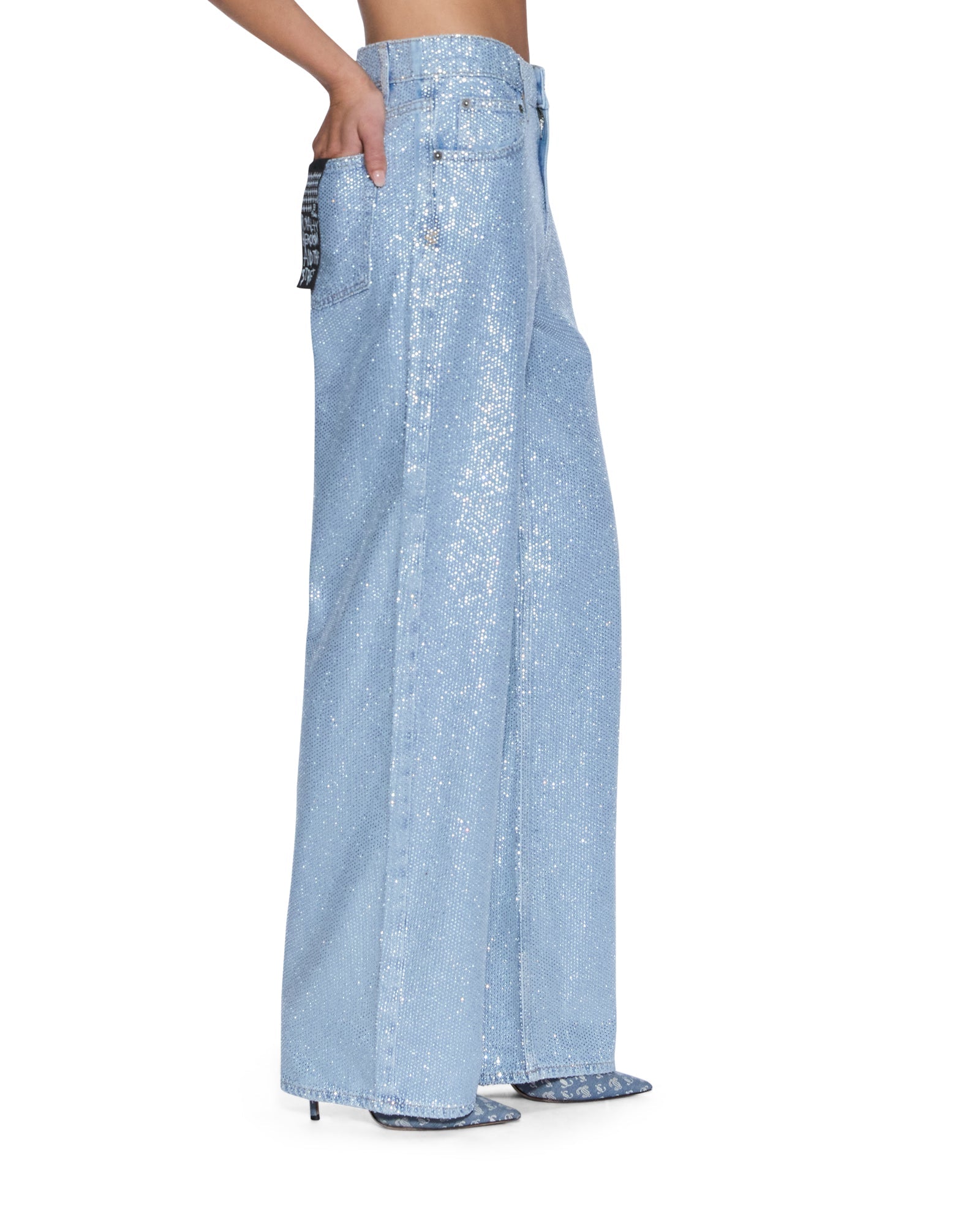 WOMENS EMPIRE JEAN HIGH ROLLERS STRAIGHT DENIM JEANS