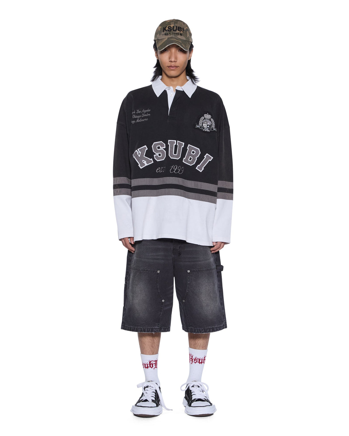 DUKE RUGBY LS JERSEY BLACK