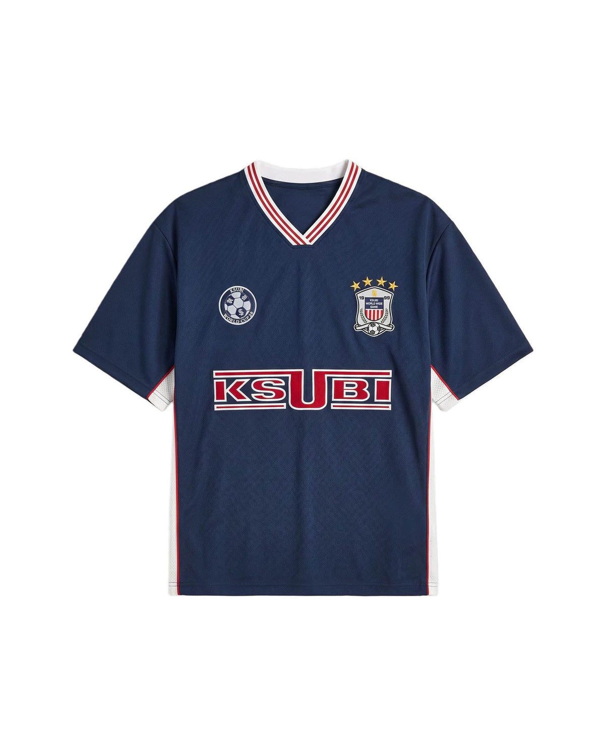 MENS OFFSIDE SS JERSEY NAVY FASHION TOPS