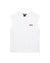 MENS  KINGDOM CUT OFF BIGGIE TEE WHITE OVERSIZED TEES