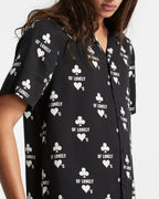 MENS KLUB OF HEARTS RESORT SS SHIRT BLACK SHIRTS