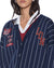 WOMENS  DEAN CARDIGAN NAVY PINSTRIPE REGULAR KNITWEAR
